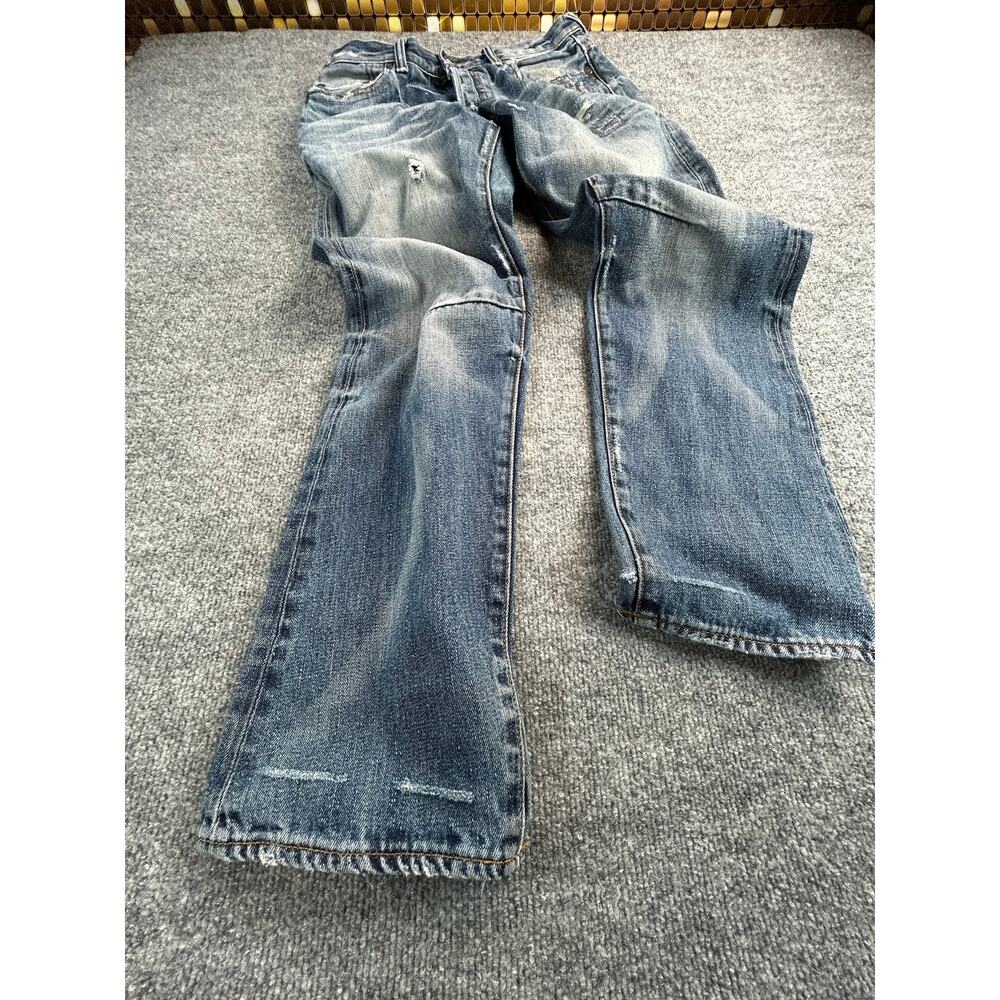 PRPS Men’s Jeans 31x30 Distressed Straight Leg Blue Denim